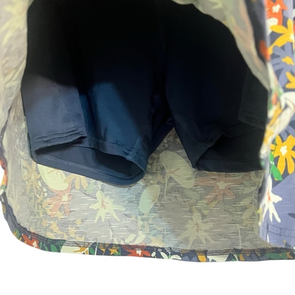 Toad&Co skort Organic Cotton Seleena Midnight Floral Skort medium outdoor hike - Picture 7 of 10